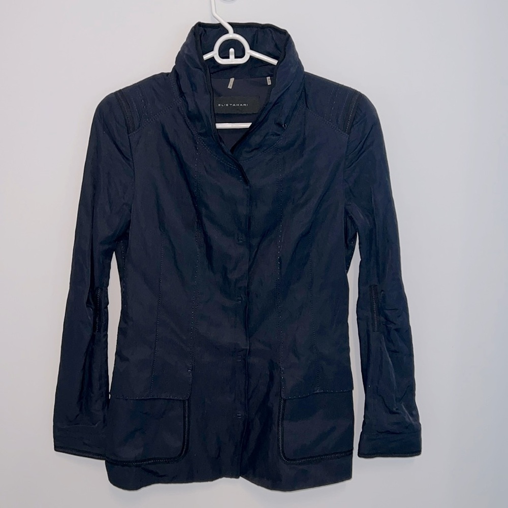 Elie Tahari women’s utility jacket size 2 (small) navy